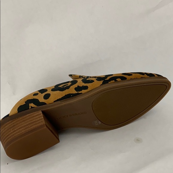 New Lucky Brand Margrete Leopard Print Mules - Picture 6 of 6